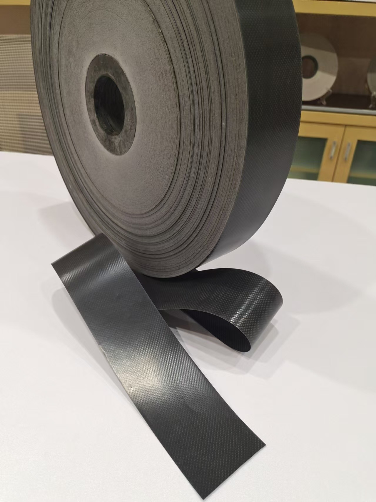 Black Color PPD Embossed Tape for Cable Wrapping And Insulation