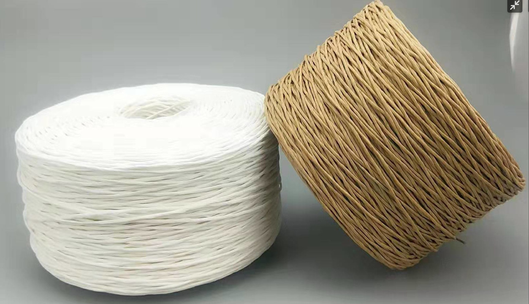 Paper Safety Rope Flame Retardant Rock Wool Rope / Inorganic Paper Rope For Cables And Wires