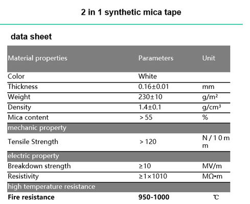 YT Mica / 2 در 1 نوار موسکوویت گچک شده برای کابل ها و سیم ها